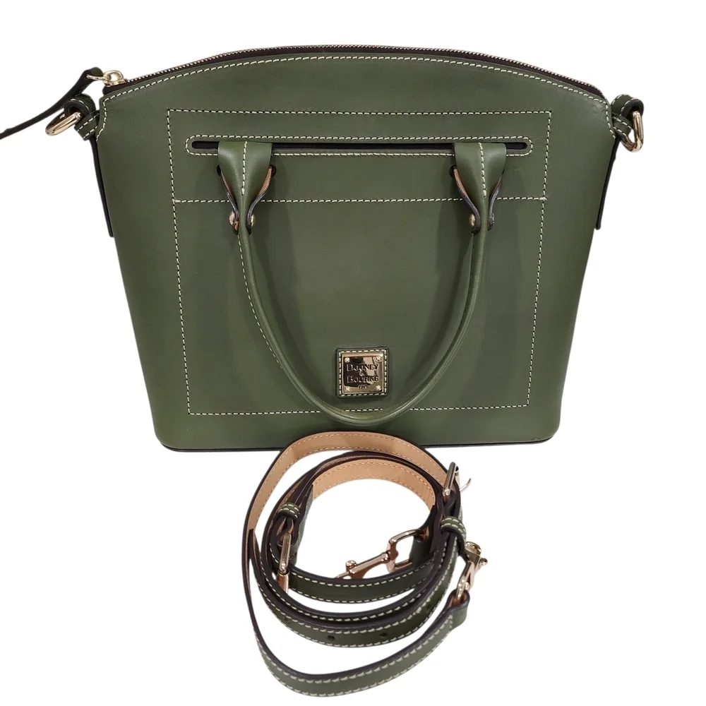 DOONEY & BOURKE BEACON DOMED SATCHEL/SHOULDER/CROSSBODY